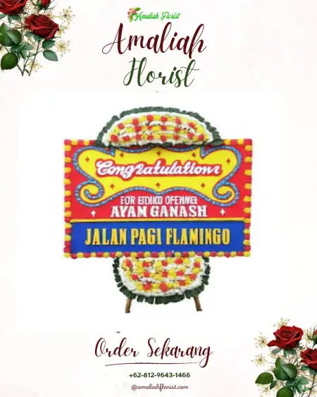 Sewa Papan Bunga Cariu